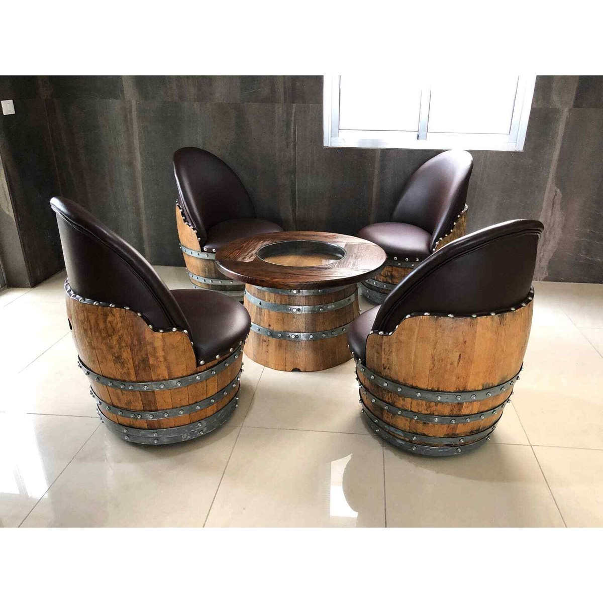 Wine Barrel Chair Designs Barrel Decor Barbados | Go Green With