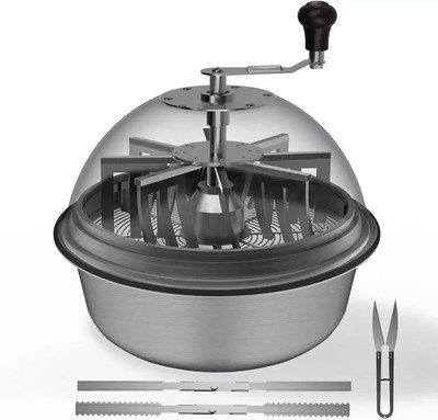 AC Infinity Bud Bowl Trimmer, Twist Spin Cut with Clear Visibility Dome, 16-Inch