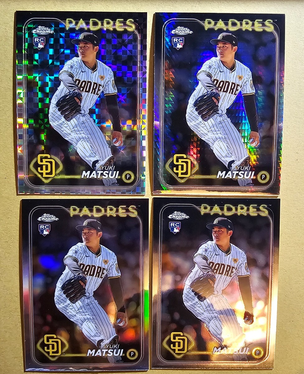 2024 Topps Chrome XFractor, Prizm, Silver #116 - Yuki Matsui