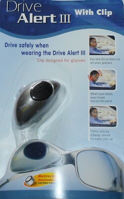 Drive Alert III Tauchen mit Clip für Brille sicher beim Dösen, Kopf bewegt sich vorwärts UK