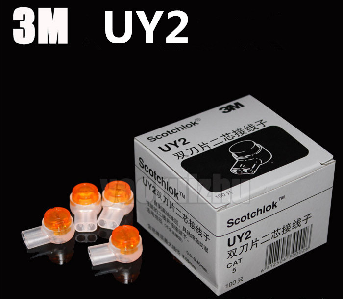 1000PCS Original 3M Scotchlok Connector UY2 Grease Filling Butt