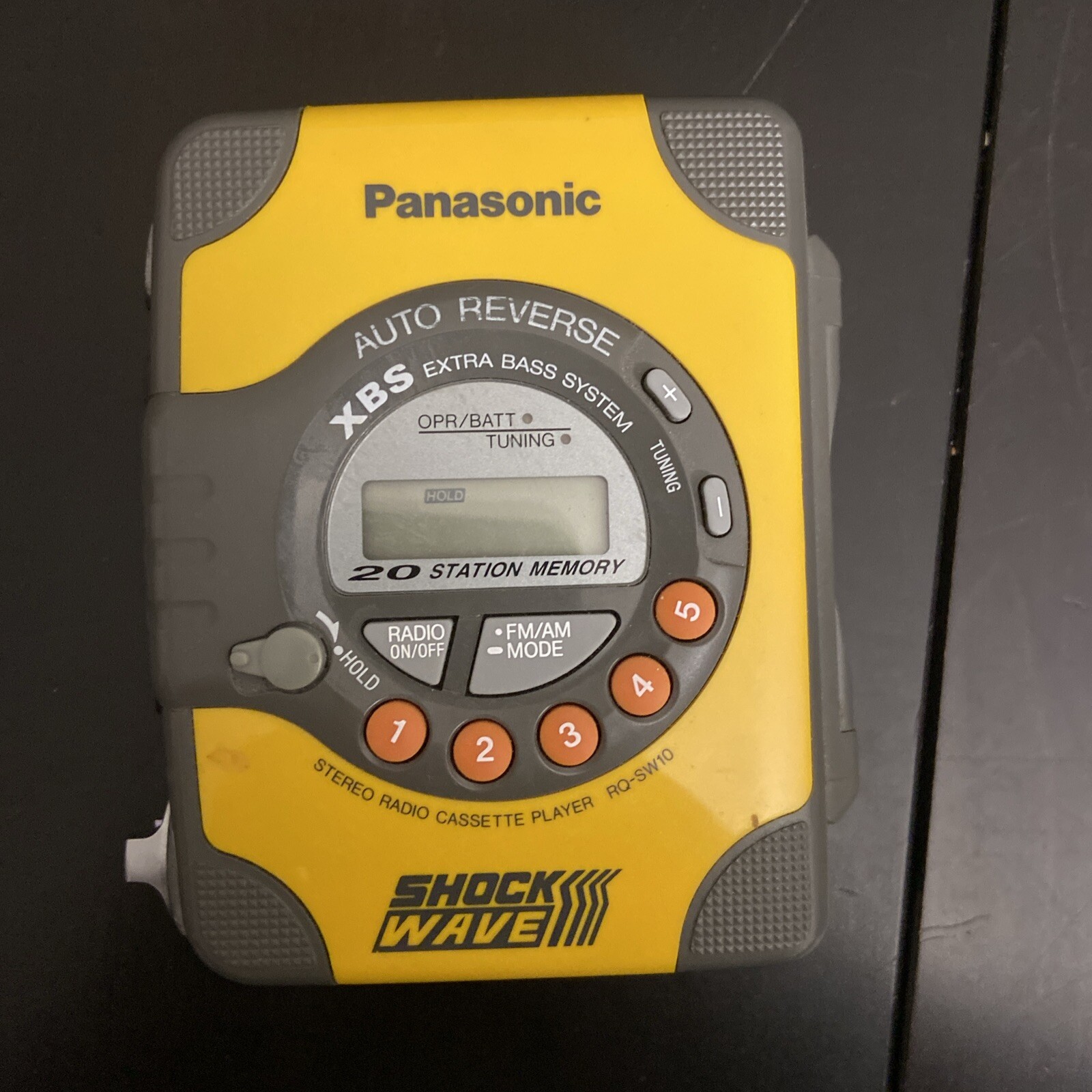 Panasonic RQ-SW10 Shockwave AM/FM Stereo Radio Cassette Tape Parts Not Working