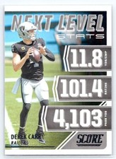 Derek Carr 2021 Score Next Level Stats #NL5