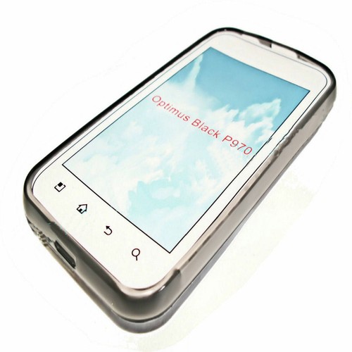 Silikon TPU Hülle Cover Smoke plus Displayschutzfolie für LG P970 Optimus Black - Picture 11 of 11