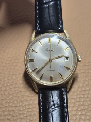 【セール中】1950-1960年代ヴィンテージSLOAN社置時計 JW0009 Vintage Welsbro Watch. Swiss Made. 17 Jewels GF/SS Runs New Strap