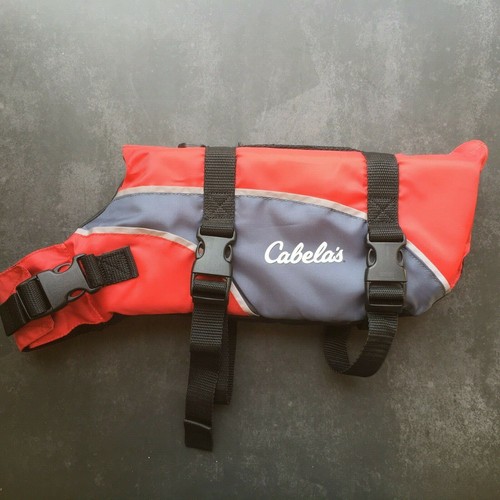 Cabela's Red and Black Dog Life Vest 