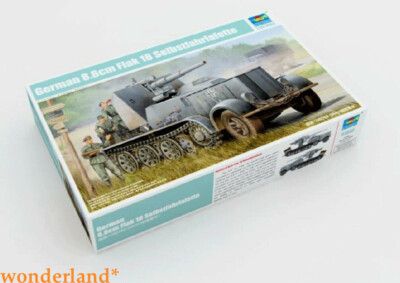 Trumpeter 1/35 01585 German 8.8cm Flak 18 Selbstfahrlafette