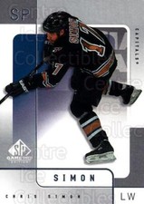 2000-01 SP Game Used #60 Chris Simon
