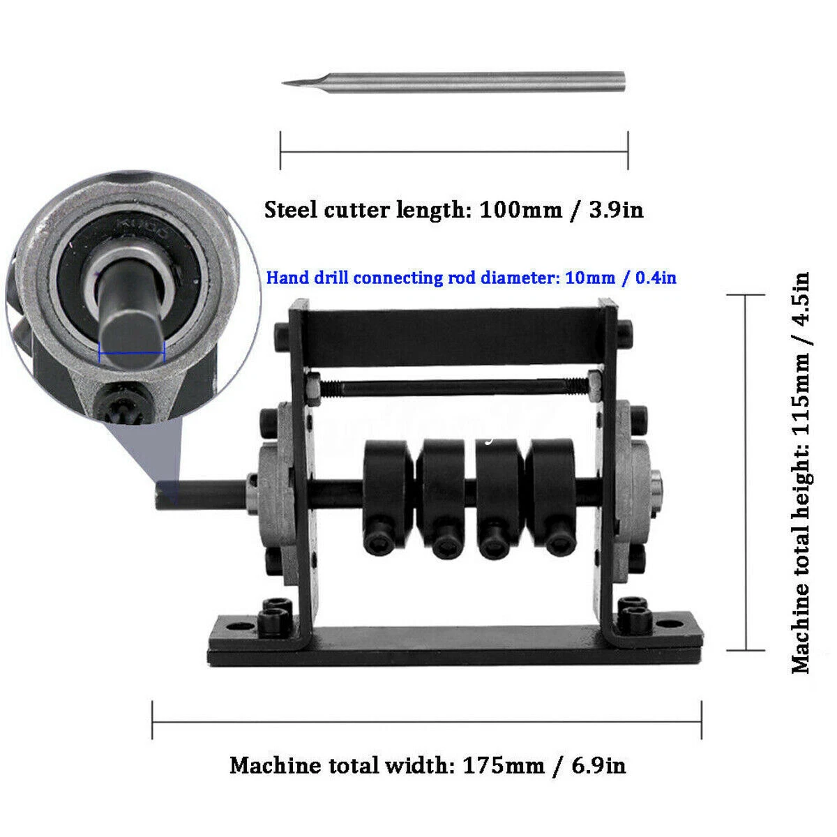 Manual Copper Wire Stripping Machine 1 30mm Scrap Cable Peeling