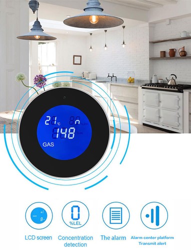 Tuya APP WiFi Smart Natural Gas Leak Alarm Detect Sensor Detector Voice Control - Picture 7 of 17