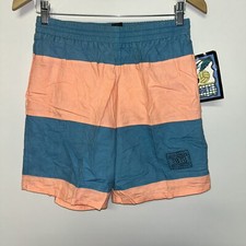 Vintage 1990  s BB Surf Multi-Color Shorts, Deadstock NWT, Size Small