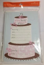 10 Hallmark Engagement Party or Bridal Shower Invitations - CAKE!