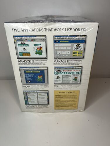 Lotus SmartSuite RELEASE 3 FOR WINDOWS NEW IN SEALED BOX - Picture 3 of 7