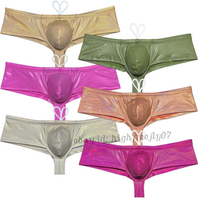 Men Mini Cheek Swimwear Surf Beach Swimsuit Bulge Pouch Swim Briefs Sport Trunks