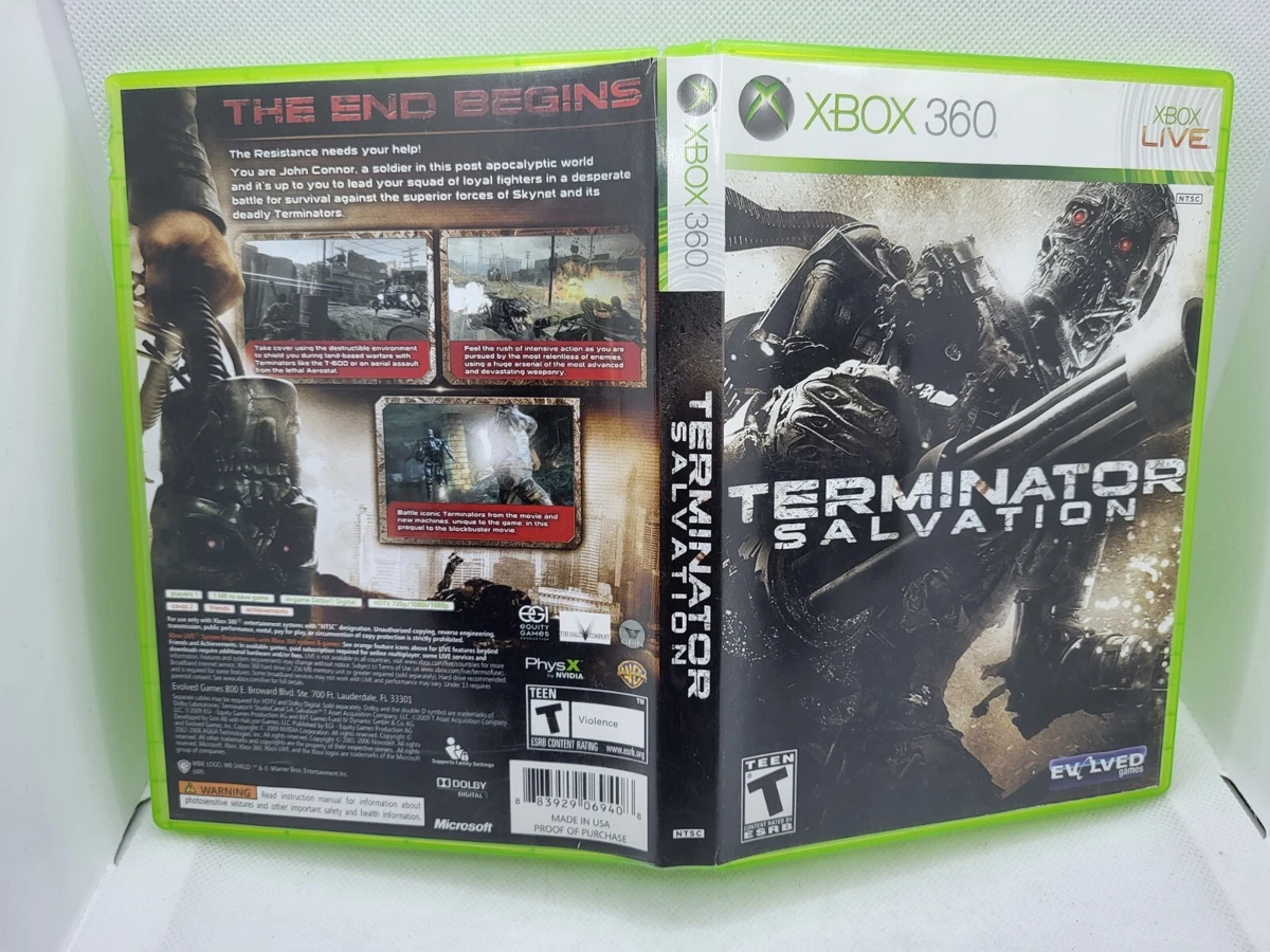 Terminator game xbox 360 sale