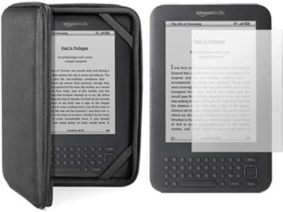 INF - Custodia Magnetica Per Kindle Paperwhite 1/2/3 Nera
