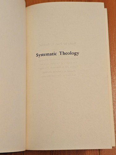 Systematic Theology Berkhoff Eerdmans Publishing 1st Edition 1969 11th Printing - Picture 5 of 11