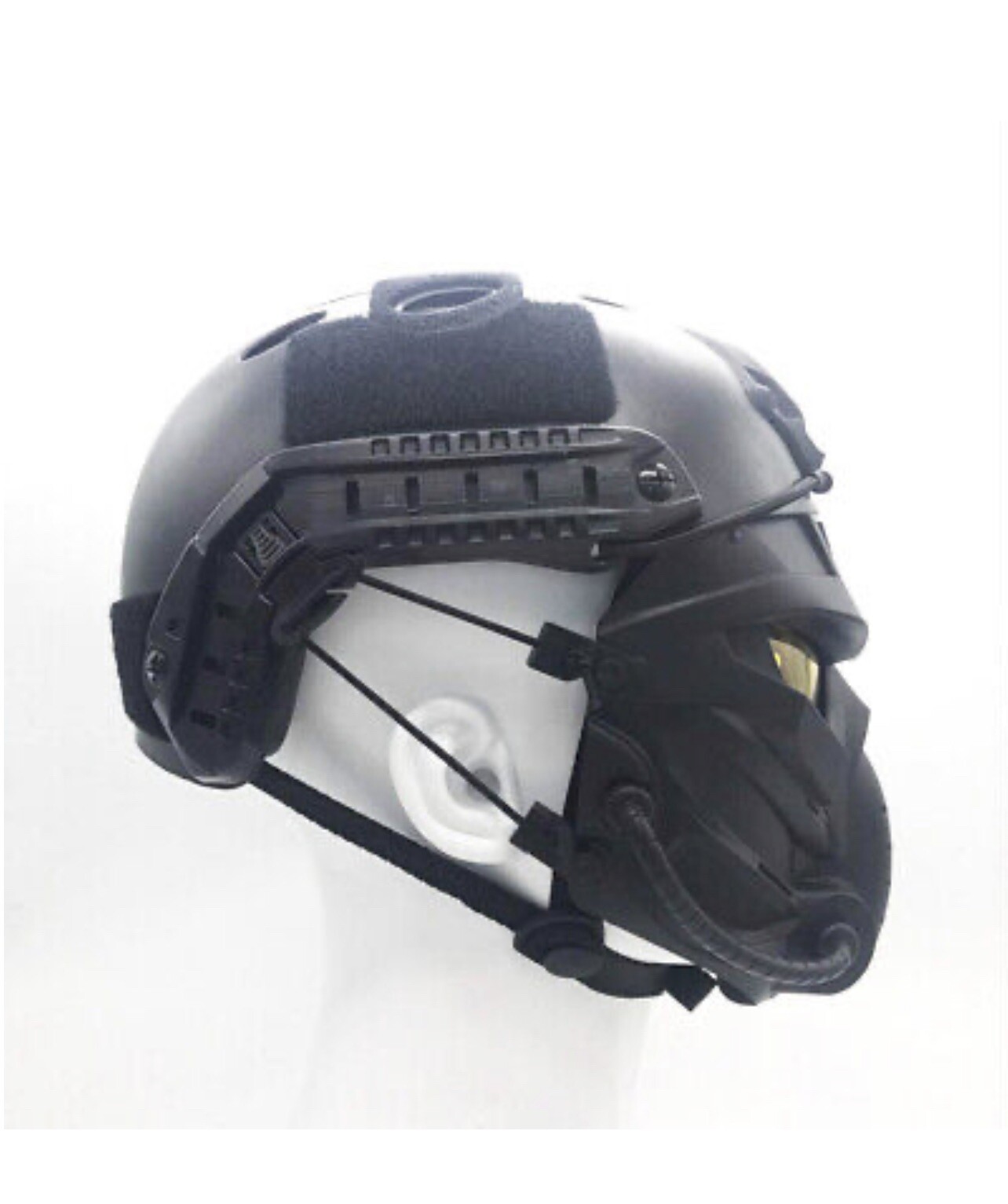 Tactical Airsoft Helmet with Full Face Protective Mask kit