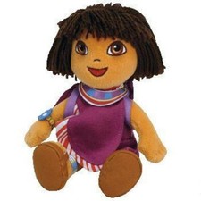 TY Beanie Baby Collectors Plush Dora The Explorer  - Tanzania National Costume