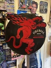 Vintage Rare Fireball Cinnamon Whiskey Extra Large Metal Tin Sign 31” Round
