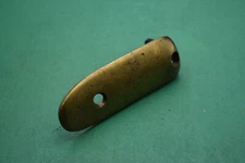 Black Powder Brass Butt Plate 5x1.8 well worn used antique