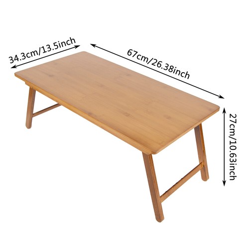 Bamboo Sidetable Tatami Floor Table Folding Coffee Table Tea Table Japanese - Picture 2 of 18