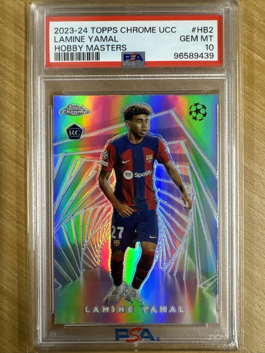 Lamine Yamal 2023-24 Topps Finest UEFA /150直筆サインカード
