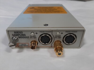 Sampling Module Dual Tektronix 80E03 20GHz Dual Channel Sampling Module | eBay