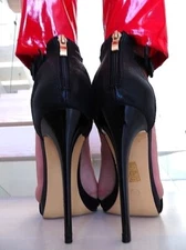 Mellisa original high heels designer platform sandals black 38