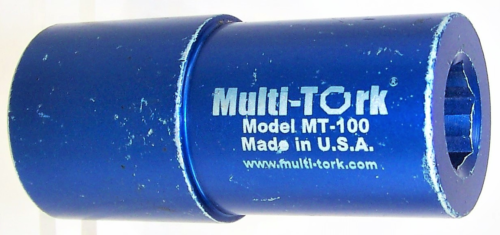 Multi-Tork MT-100 9/16" & 7/8" Double-Hex with 1.5 inch Deep Well Pool Socket