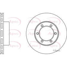 Apec Front Brake Disc DSK2074 - OE High Quality Precision Engineered Part