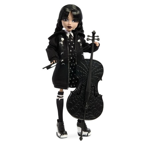 Mattel Creations Monster High Wednesday Addams Doll &Paint It Black Fashion Pack - Picture 2 of 24