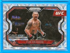 2021 UFC Prizm Premium Set #136 Cub Swanson SILVER Scope Refractor SP #61/99