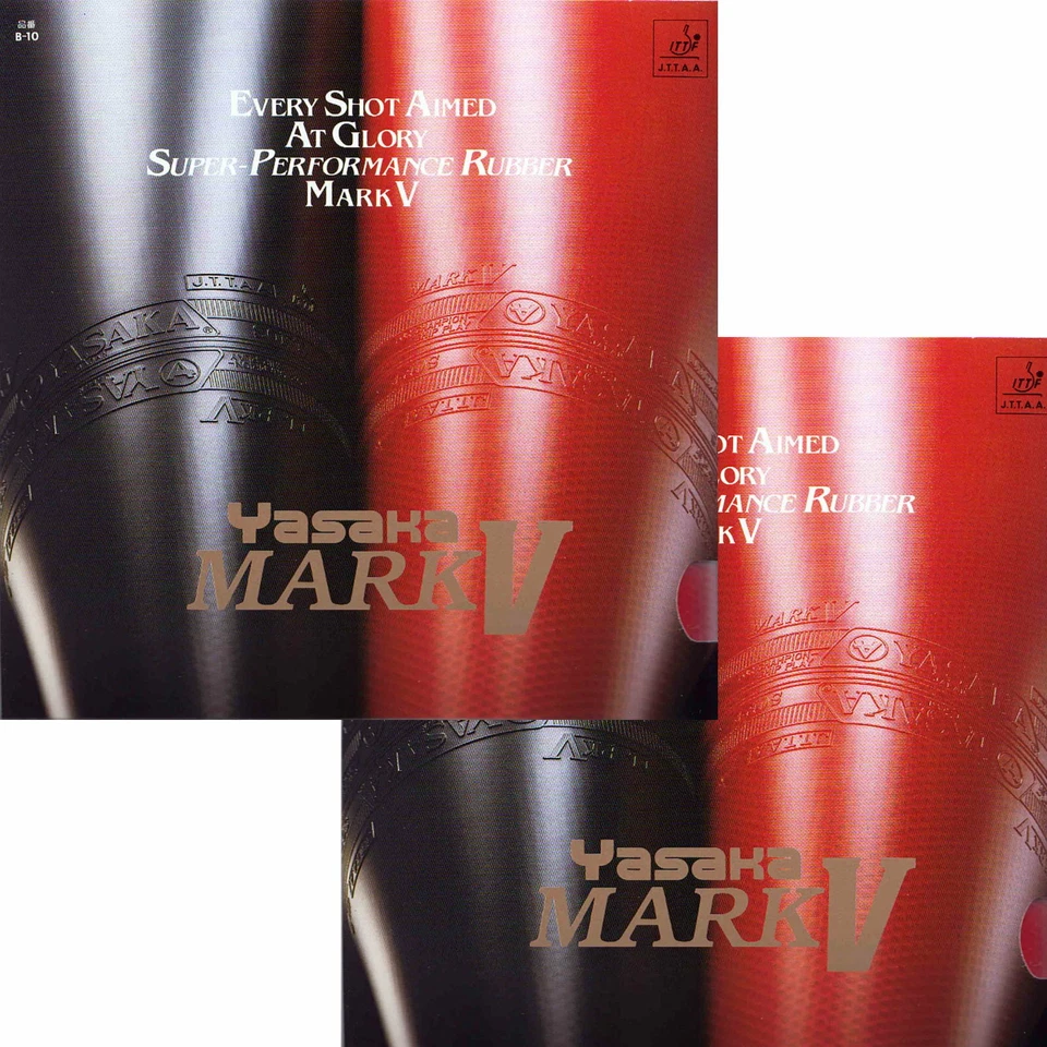 Yasaka Mark V DOPPELPACK / Tischtennisbelag / zum Sonderpreis
