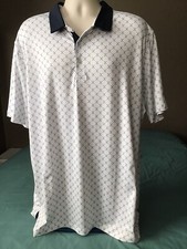 MAELREG GOLF CLUB PRINT PERFORMANCE POLO SHIRT MEN-2XL. EUC