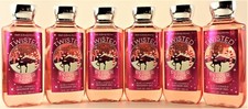 QTY 6 - Bath  Body Works TWISTED PEPPERMINT Body Wash Shower Gel Shampoo 10oz