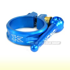 KCNC SC10  TI QR MTB ROAD Seatpost Clamp, 34.9mm  , Blue