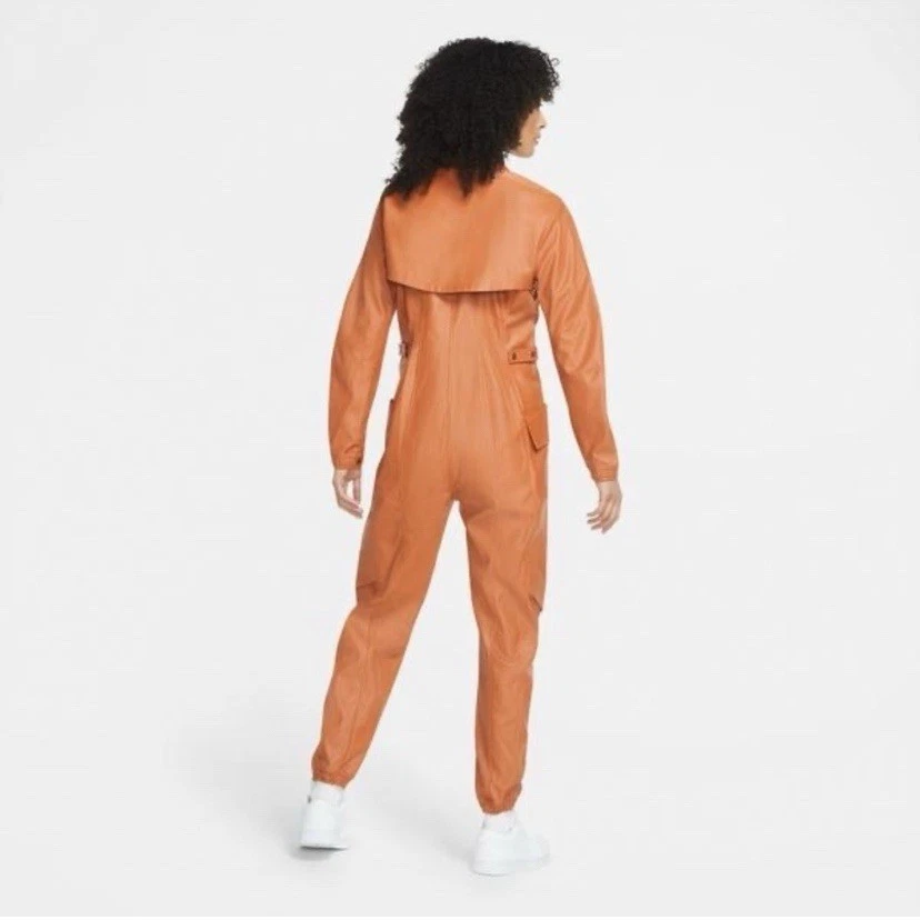 Nike Jordan Mono de Cuero Mamelucos Mono de una pieza Impermeable Pequeño Foto 2 de 4