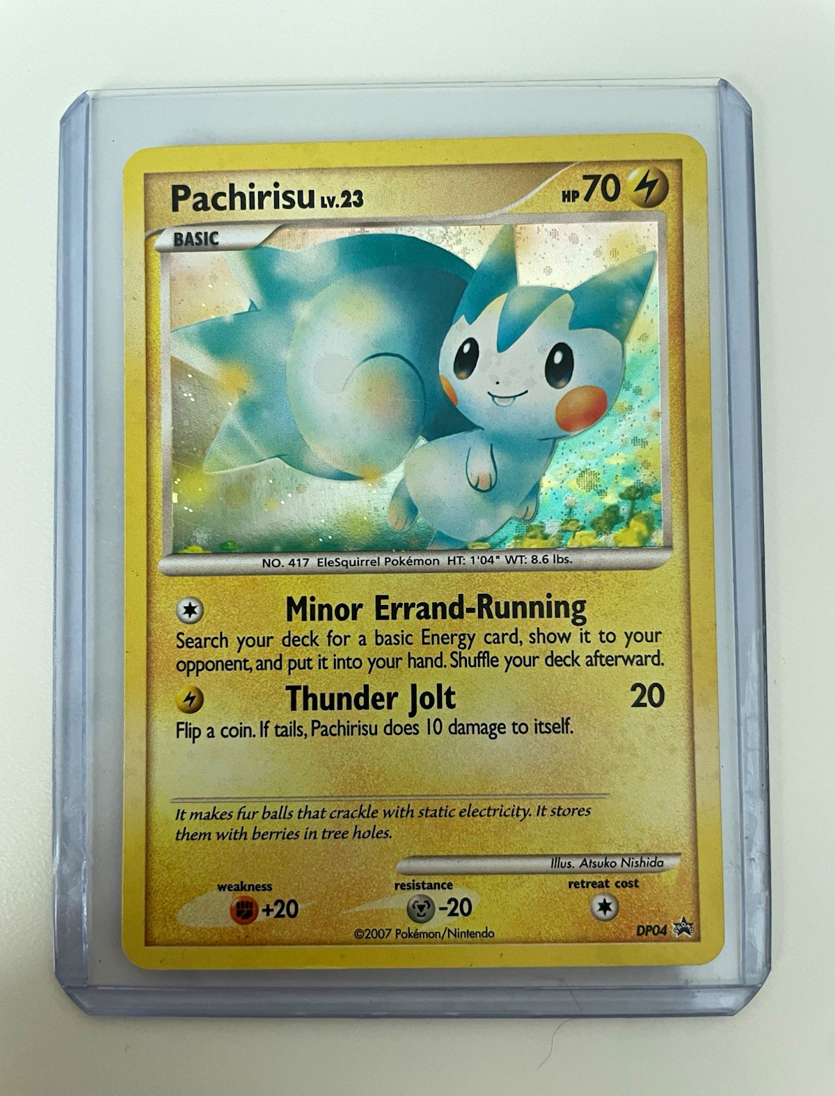 Pokémon TCG Pachirisu lv.23 DP04 Pokemon Promos Holo Promo English Card
