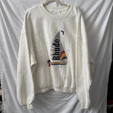 Size XL RHUDE Catamaran Champion Crewneck Sweatshirt NWT Retail 765