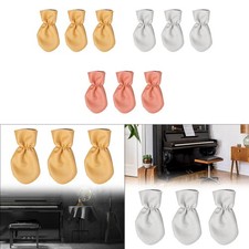 3x Piano Pedal Cover Protective Case Dustproof Elastic Mouth for Upright Piano