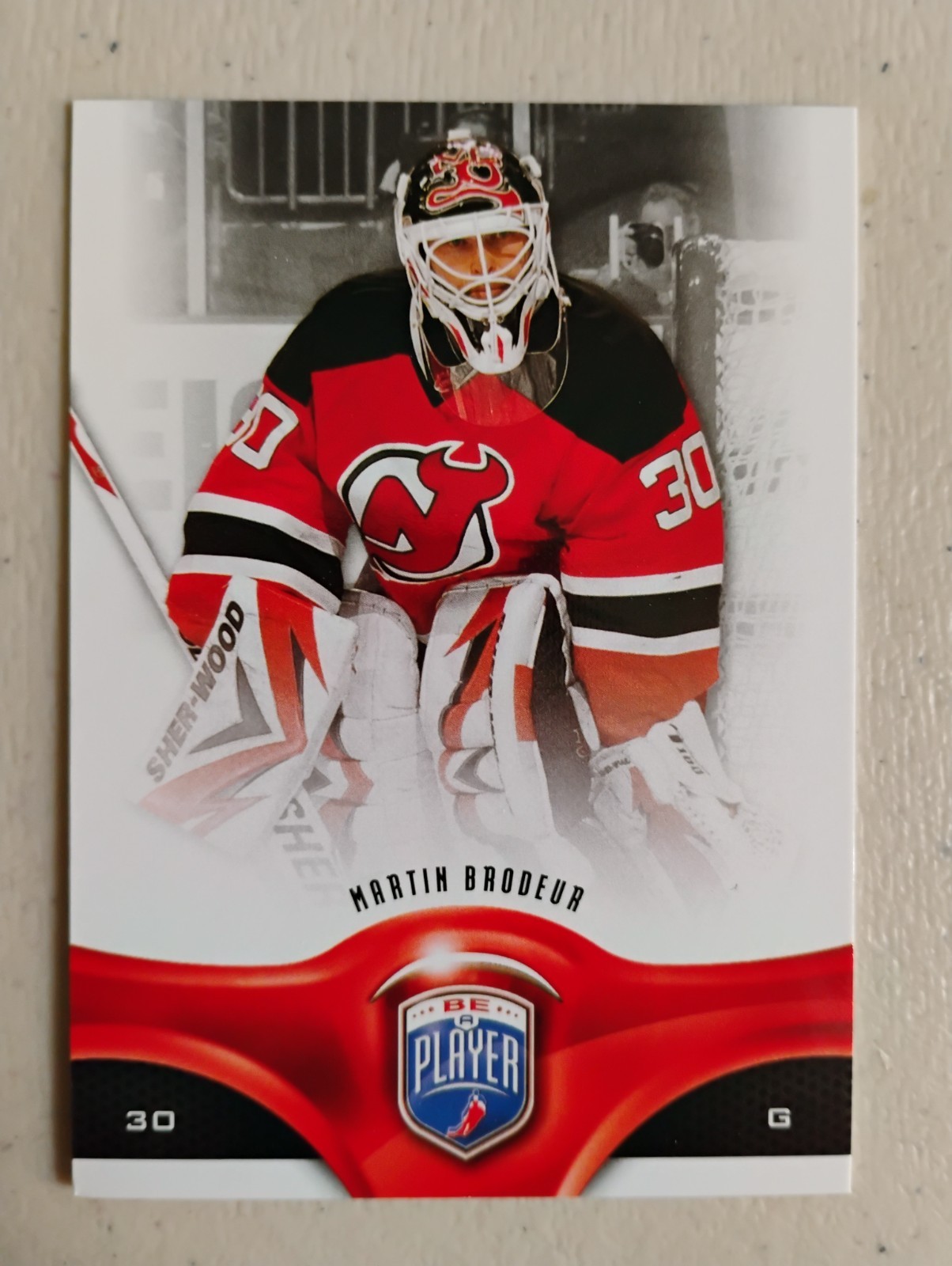 Martin Brodeur #26 Hockey Cards 2009 Upper Deck Be A Player trading card — raw and PSA graded price guide