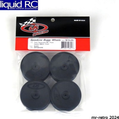 DE Racing -SB4-AFB SpeedLine 2.2 Buggy Wheels Asc B6/Kyo RB6 Front Black (4)