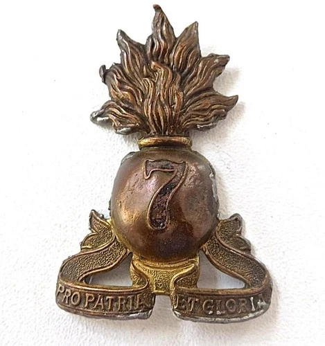 Civil War Union Army NY National Guard 7th Excelsior Brigade Shako Badge