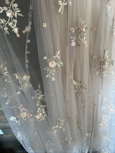 Damen Altard State Spitze Brautkleid Blumen Pailletten Größe Small Fee Prinzessin - Bild 8 von 13