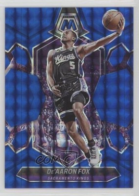 2023-24 Panini Mosaic Blue Mosaic Prizm 182/199 De'Aaron Fox #163 1b7p
