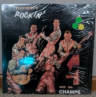 The Champs   Everybody's Rockin Vinyl LP - Line Records   6.24599 German Press