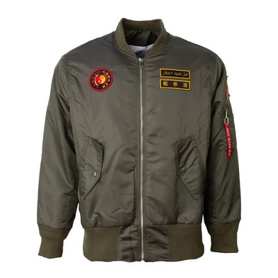 BRUCE LEE X  LIMITED EDITION Jeet Kune Do Men's Bomber Jacket XLARGE -NEW & RARE