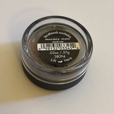 bareMinerals Eyeshadow WEARABLE STONE Medium Loose Powder gray .02 oz sealed