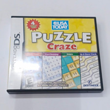 USA Today Puzzle Craze (Nintendo DS) Destineer Puzzle Game w/ Manual